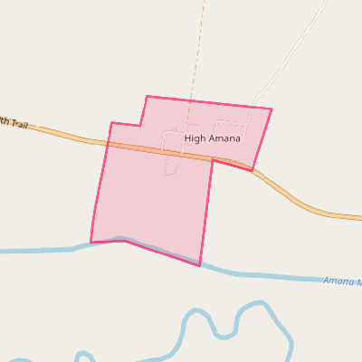 Map of High Amana