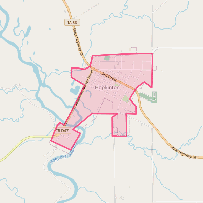 Map of Hopkinton