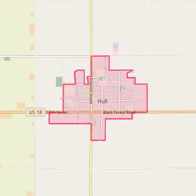 Map of Hull