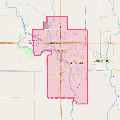 Map of Humboldt