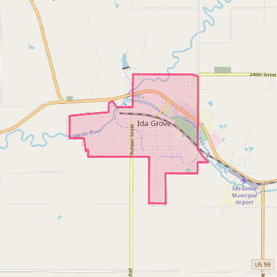 Map of Ida Grove