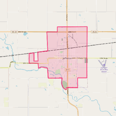 Map of Jefferson