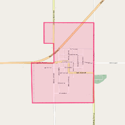 Map of Kellerton