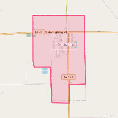 Map of Kimballton