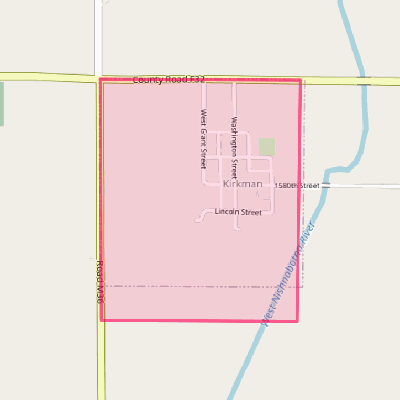 Map of Kirkman