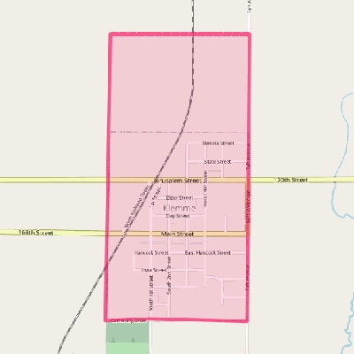 Map of Klemme