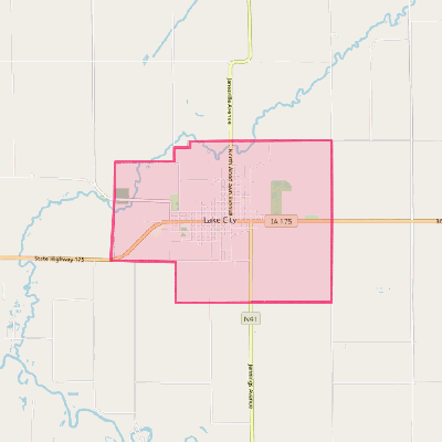 Map of Lake City