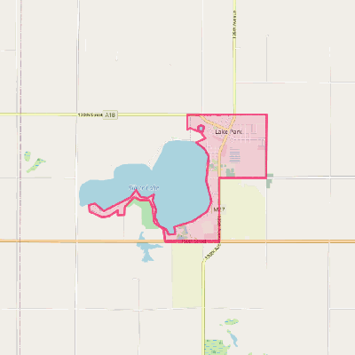 Map of Lake Park