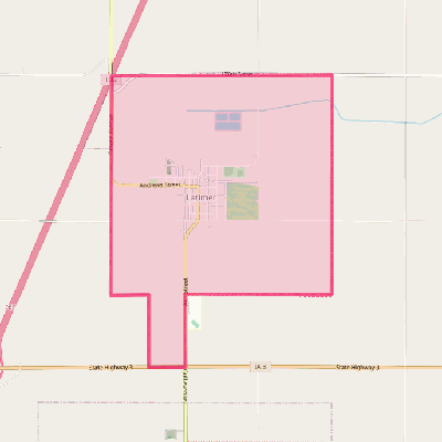 Map of Latimer