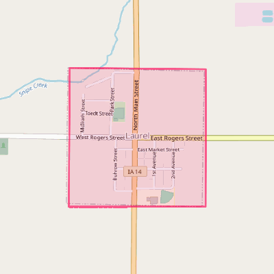 Map of Laurel