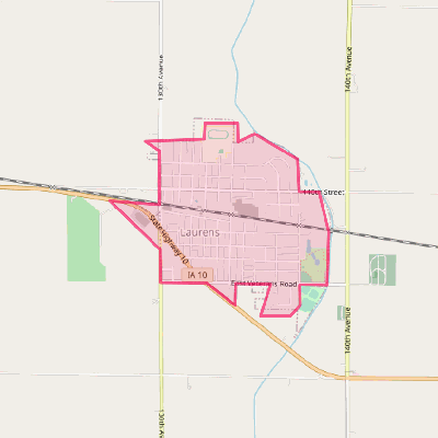 Map of Laurens