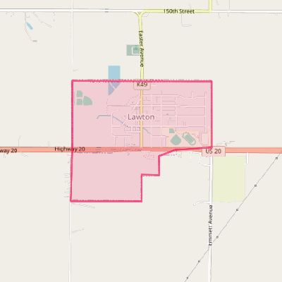 Map of Lawton