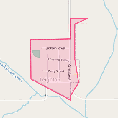 Map of Leighton