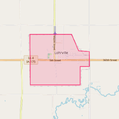 Map of Lohrville