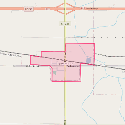 Map of Low Moor