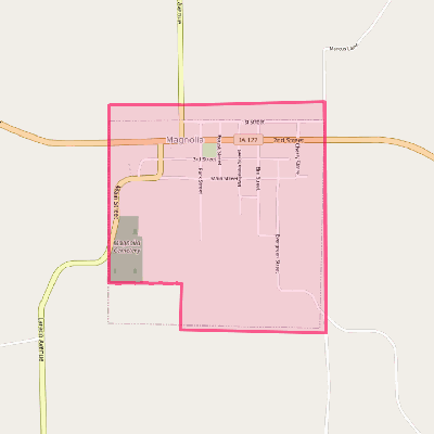 Map of Magnolia