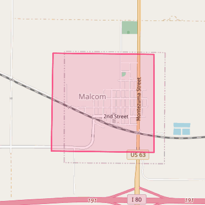 Map of Malcom