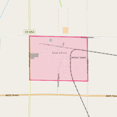 Map of Marathon