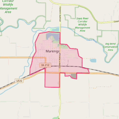 Map of Marengo