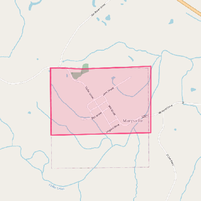 Map of Marysville