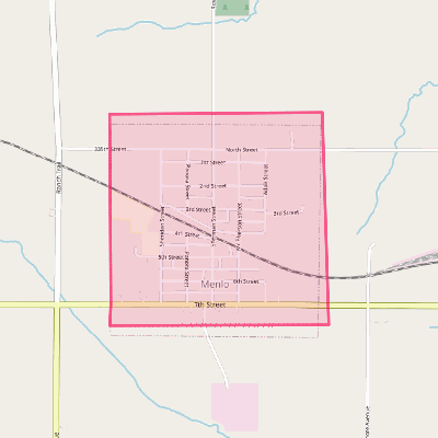 Map of Menlo