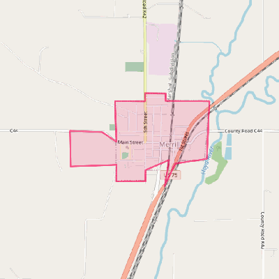 Map of Merrill