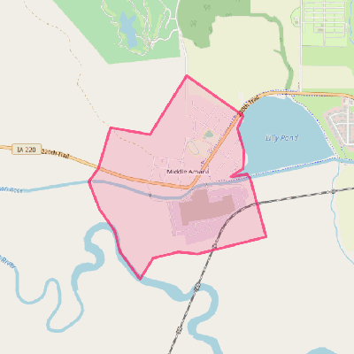 Map of Middle Amana