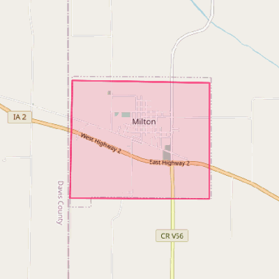 Map of Milton