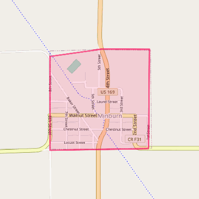 Map of Minburn