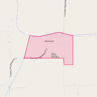 Map of Mineola