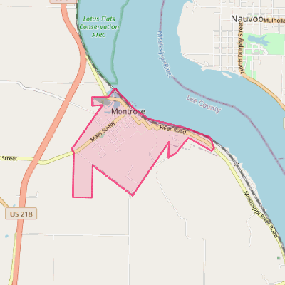 Map of Montrose