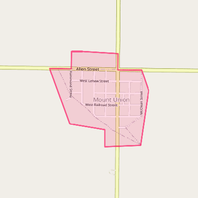Map of Mount Union