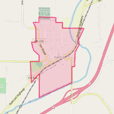 Map of Neola