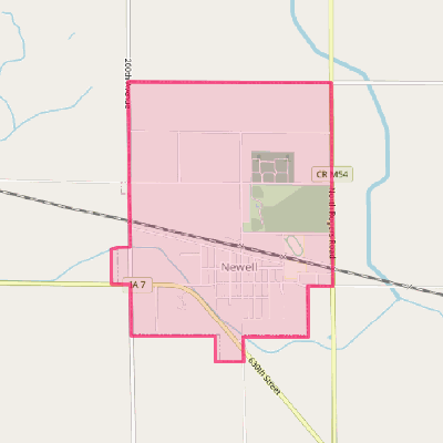 Map of Newell