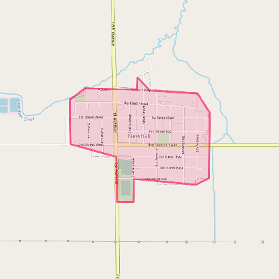 Map of Newhall