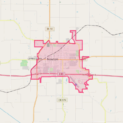 Map of Newton