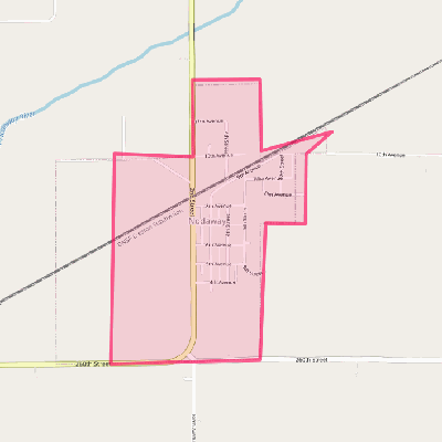 Map of Nodaway