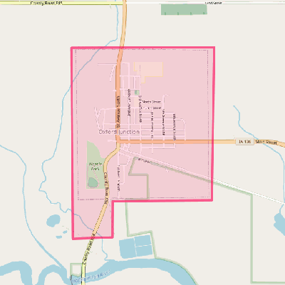 Map of Oxford Junction