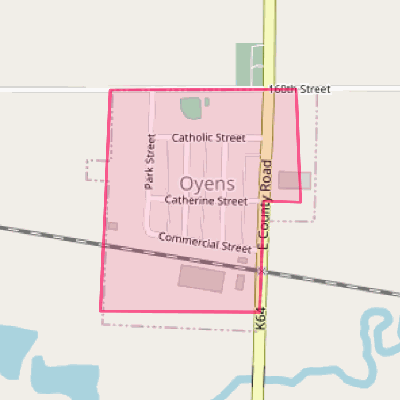 Map of Oyens