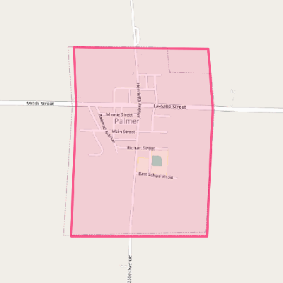 Map of Palmer