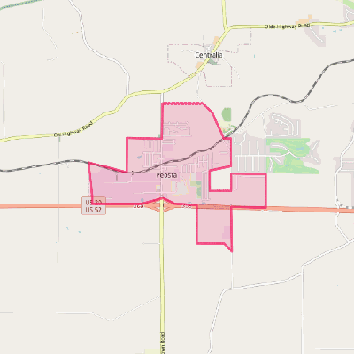 Map of Peosta