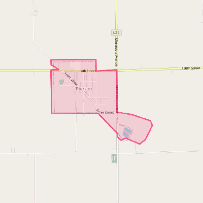 Map of Pierson