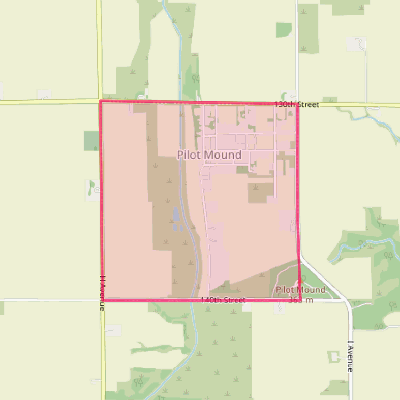 Map of Pilot Mound