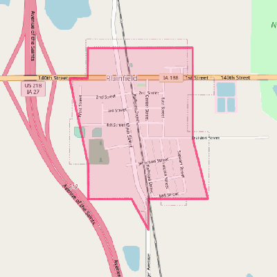 Map of Plainfield