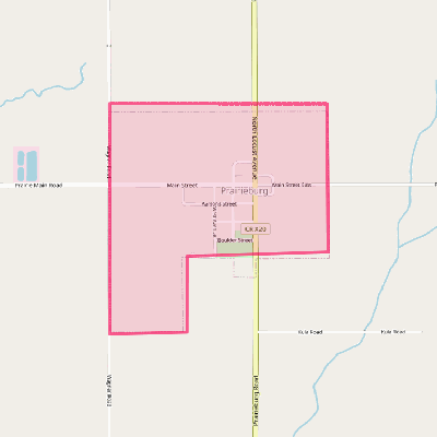 Map of Prairieburg