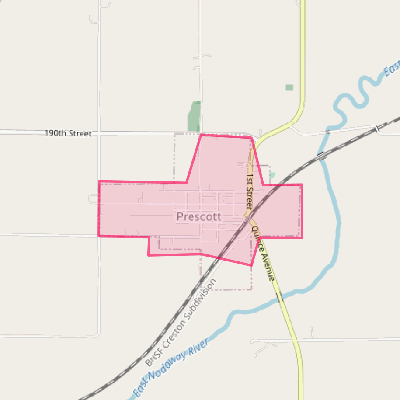 Map of Prescott