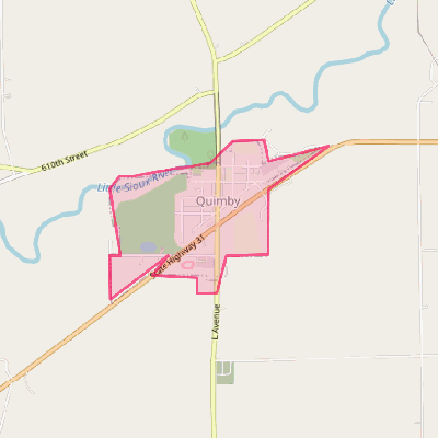 Map of Quimby