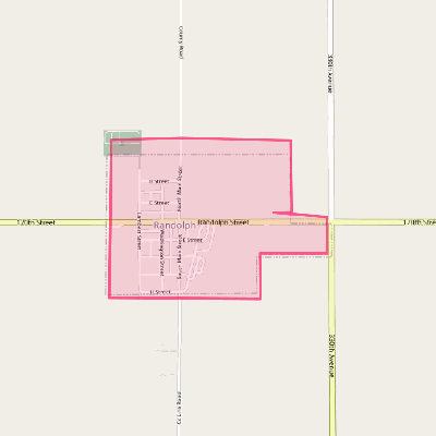 Map of Randolph