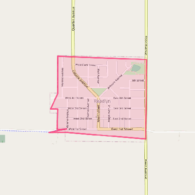 Map of Readlyn