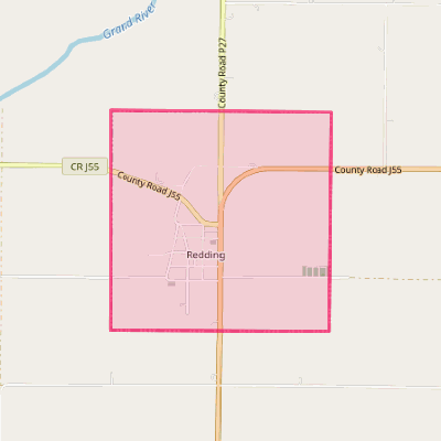 Map of Redding